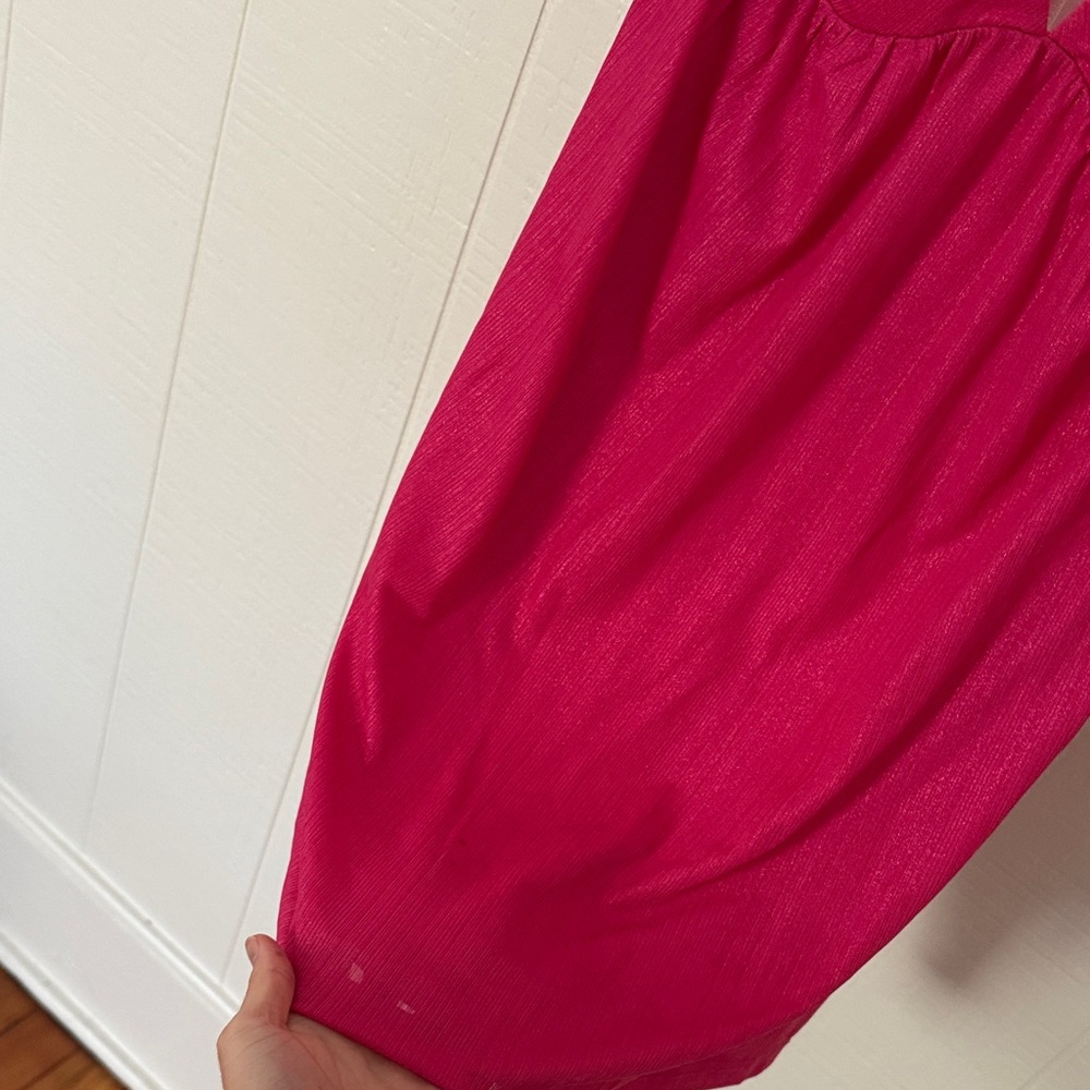 superdown Bright Pink Halter Mini Dress - Picture 6 of 6